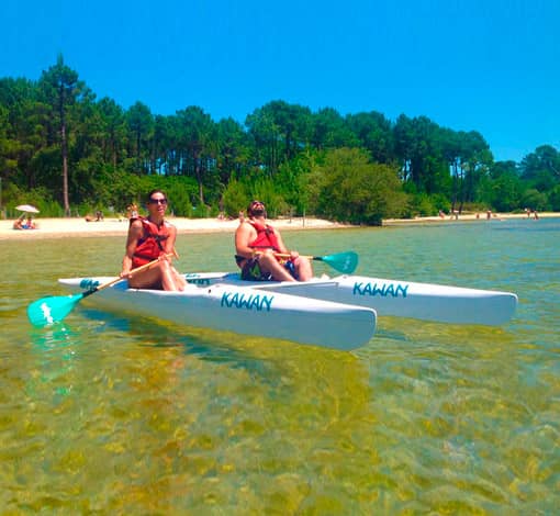 Location de Pirogue sur le Lac de cazaux-Sanguinet