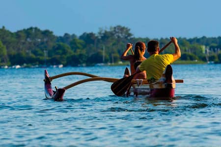 Location pirogue sur le Bassin d'Arcachon