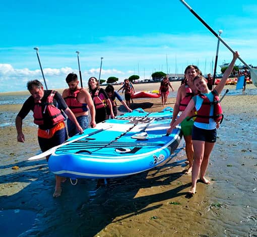 Location de Paddle Géant sur le Lac de Sanguinet ou les plages océanes de biscarosse