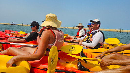 balade en kayak banc d'arguin et dune du pilat