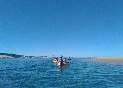 Randonnée kayak dune du Pilat et banc d'arguin