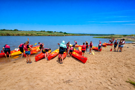 randonnée en kayak sur le Delta de la Leyre